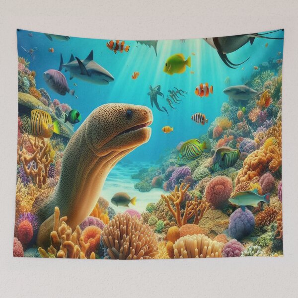 Item preview, Fish Near Coral Reef designed and sold by MajesticPx.