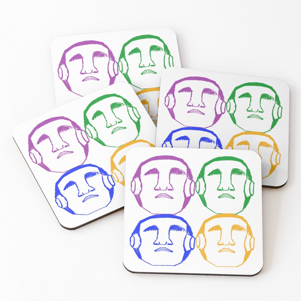 Item preview, Coasters (Set of 4) designed and sold by PsychThread.
