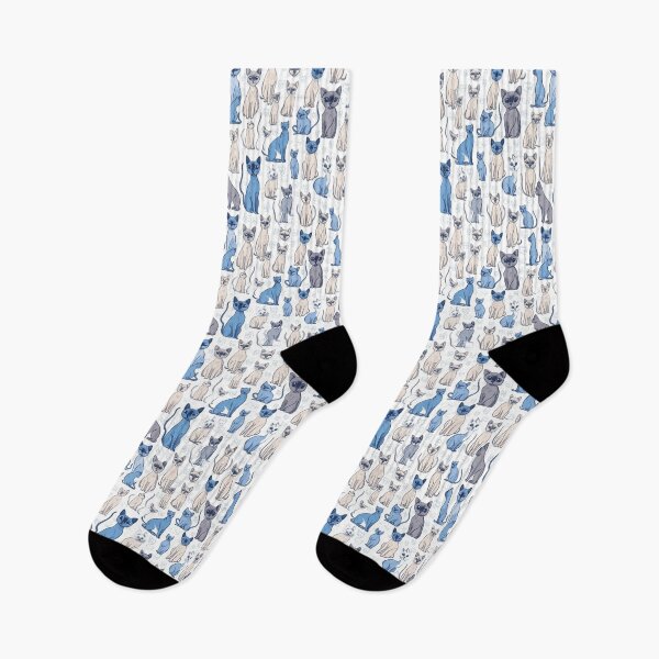 Item preview, Cute Minimal Thai Cats Seamless Pattern designed and sold by IssaraStudio.