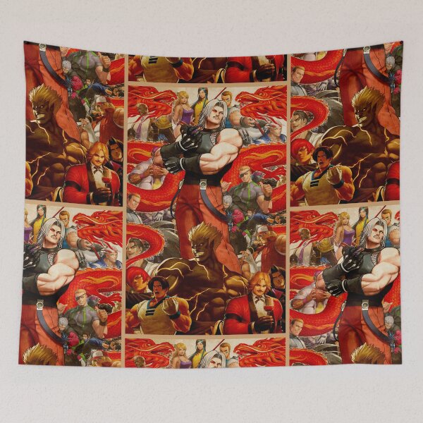 Item preview, Rugal Bernstein Arcade Retro King of Fighters Gaming Art designed and sold by Back2Collage.