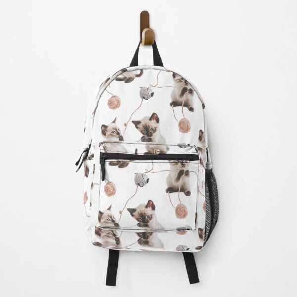 Item preview, Playful Thai Kittens Minimal Seamless Pattern designed and sold by IssaraStudio.