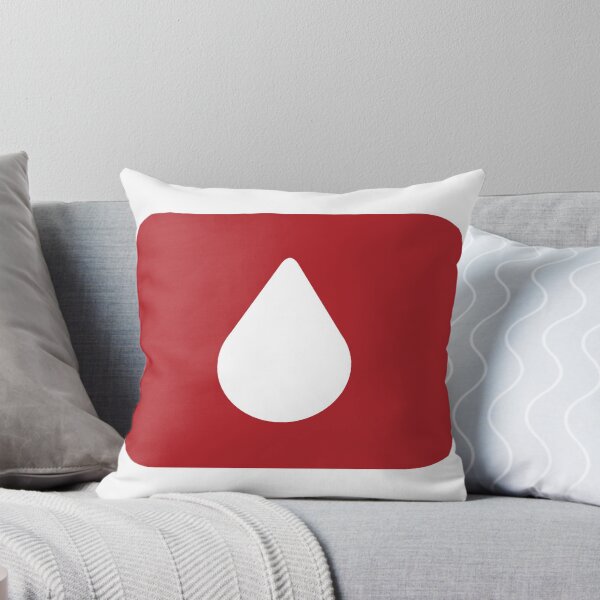 Item preview, Red Aesthetic Lumon Water Drop designed and sold by eckstickers.