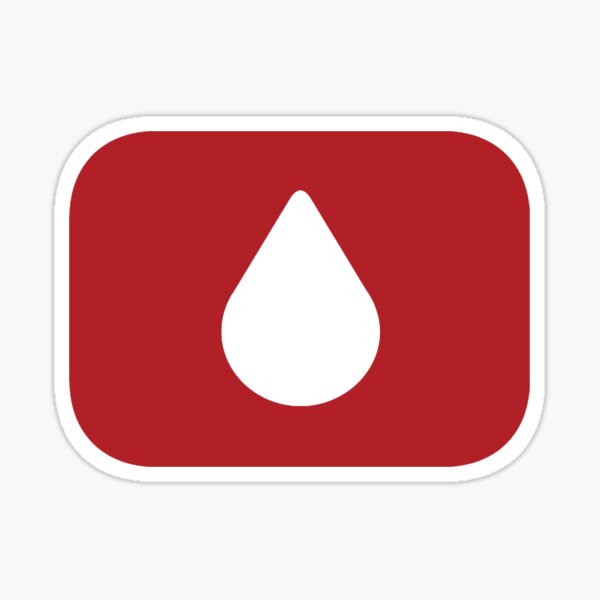 Artikel-Vorschau von Roter ästhetischer Lumon-Wassertropfen, designt und verkauft von eckstickers.