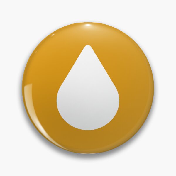Item preview, Yellow Aesthetic Lumon Water Drop designed and sold by eckstickers.