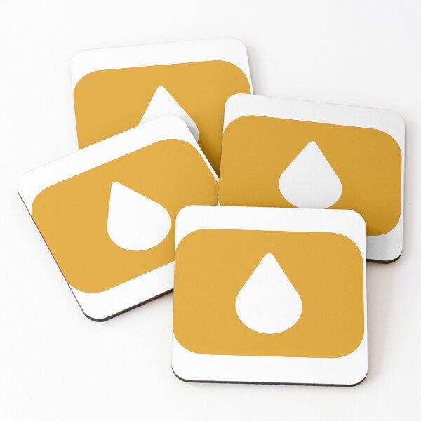 Item preview, Yellow Aesthetic Lumon Water Drop designed and sold by eckstickers.