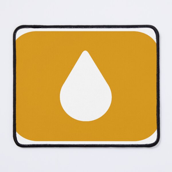 Item preview, Yellow Aesthetic Lumon Water Drop designed and sold by eckstickers.