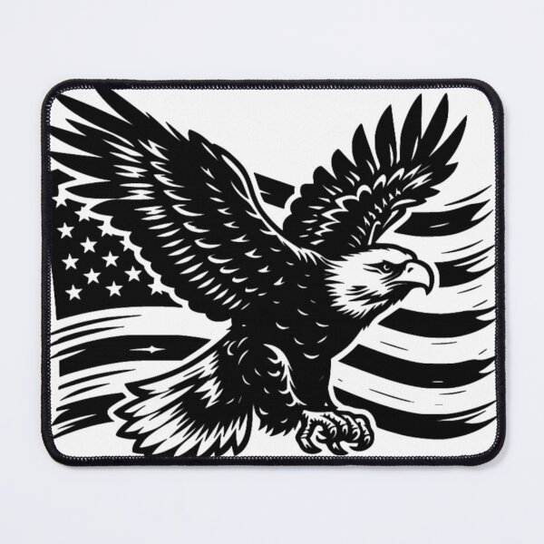 Item preview, Eagle with American Flag designed and sold by Rob5Designs.