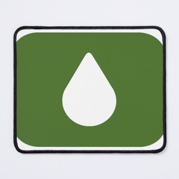 Item preview, Green Aesthetic Lumon Water Drop designed and sold by eckstickers.