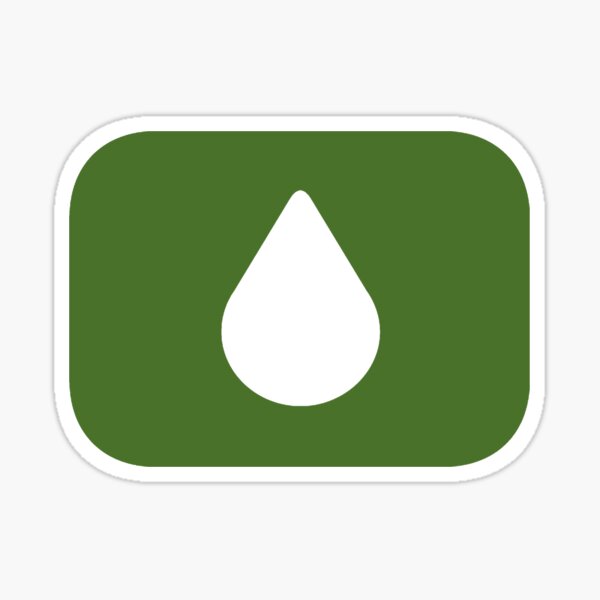 Artikel-Vorschau von Grüner ästhetischer Lumon-Wassertropfen, designt und verkauft von eckstickers.