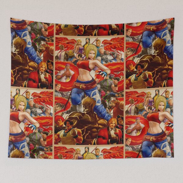 Item preview, Blue Mary Arcade Retro King of Fighters Gaming Art designed and sold by Back2Collage.