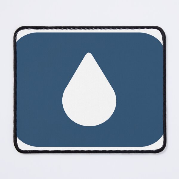 Item preview, Blue Aesthetic Lumon Water Drop designed and sold by eckstickers.