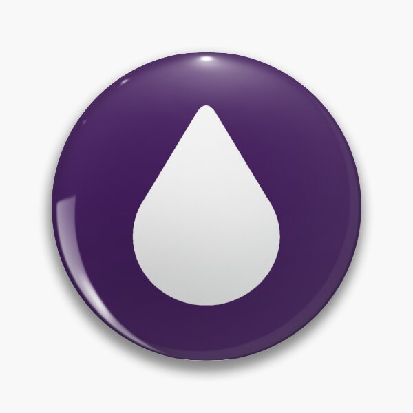 Item preview, Purple Aesthetic Lumon Water Drop designed and sold by eckstickers.
