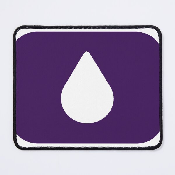 Item preview, Purple Aesthetic Lumon Water Drop designed and sold by eckstickers.