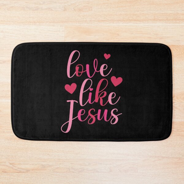 Artikelvorschau, Liebe wie Jesus (schwarzer Hintergrund) entworfen und verkauft von Ningodino.
