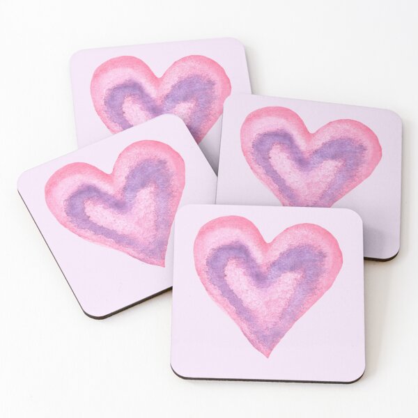 Item preview, Violet-purple heart on transparent background, author's drawing designed and sold by Sunflower-7.
