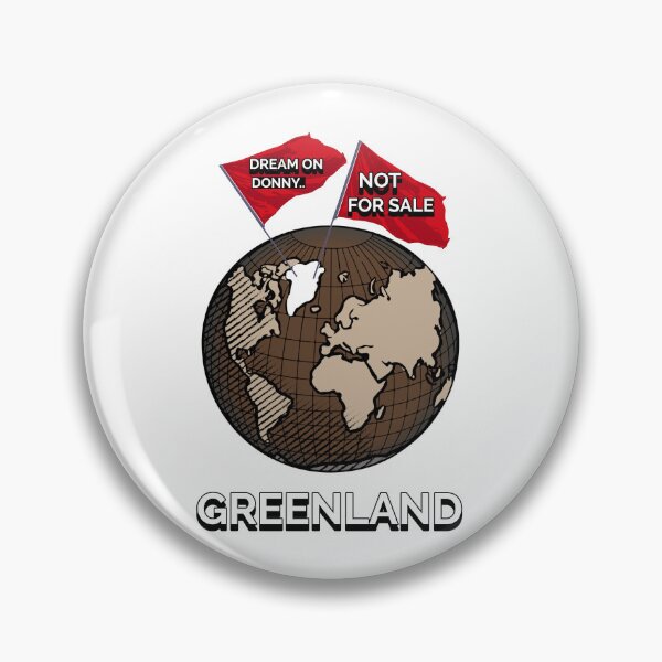 Item preview, Greenland Map On A Globe Not For Sale Greenlander Land Of Sovereignty And Freedom designed and sold by GraTEEtude.