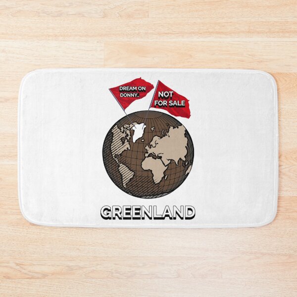 Item preview, Greenland Map On A Globe Not For Sale Greenlander Land Of Sovereignty And Freedom designed and sold by GraTEEtude.