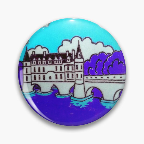 Item preview, Chenonceau Sticker - 70s Inspired Design designed and sold by bearslover.