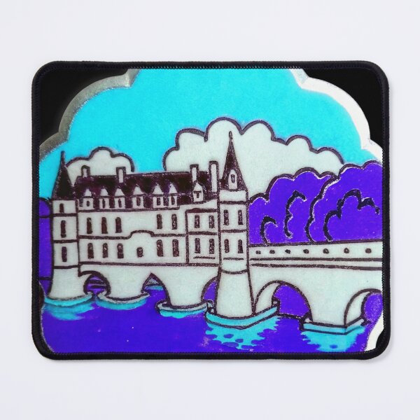 Item preview, Chenonceau Sticker - 70s Inspired Design designed and sold by bearslover.