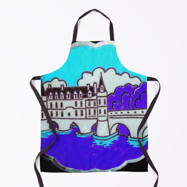Item preview, Chenonceau Sticker - 70s Inspired Design designed and sold by bearslover.