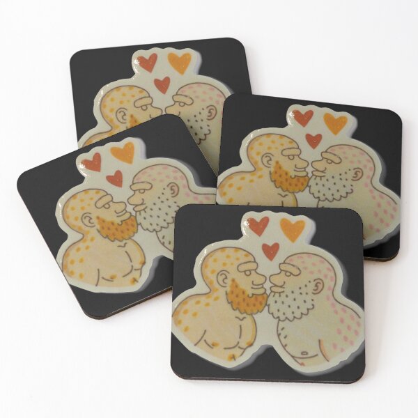 Item preview, Cute Guys Kissing designed and sold by bearslover.