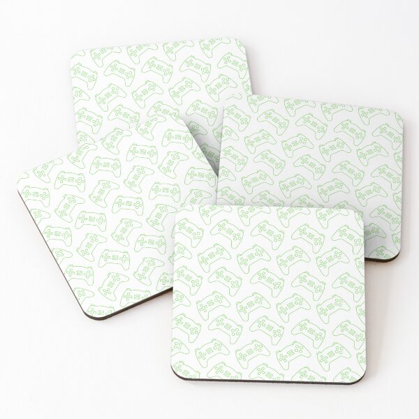 Item preview, Video Game Controller Pattern Green designed and sold by Kate's Cozy Place.