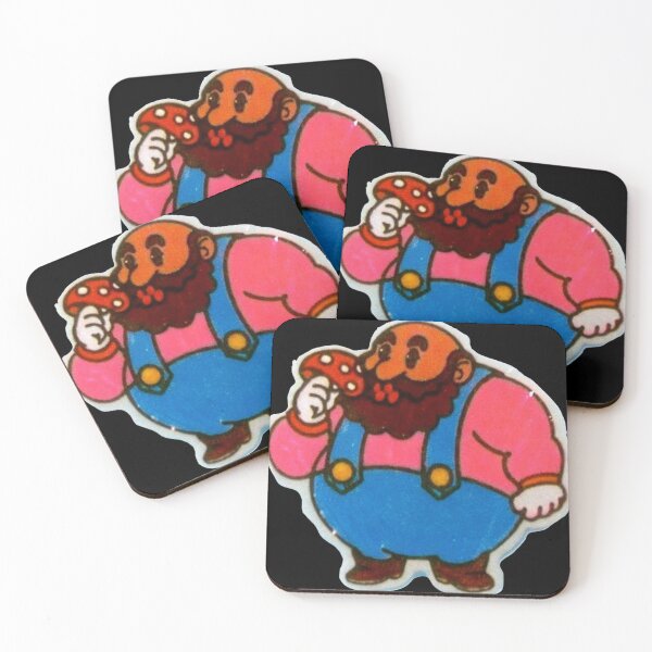 Item preview, Cute Plumber Man with Mushroom designed and sold by bearslover.