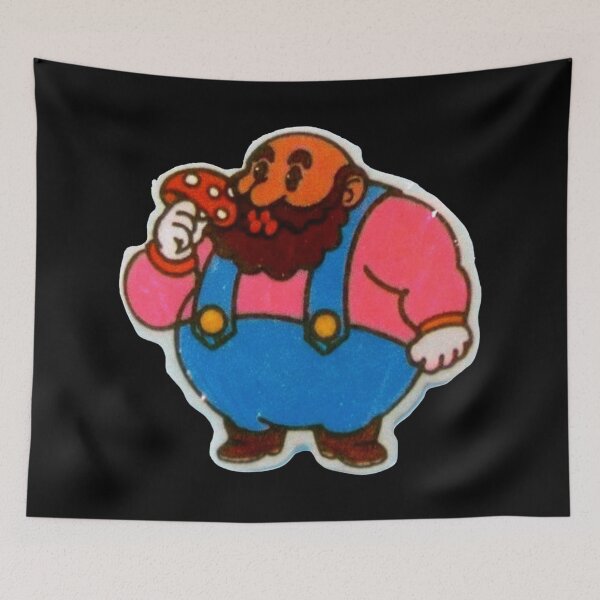Item preview, Cute Plumber Man with Mushroom designed and sold by bearslover.