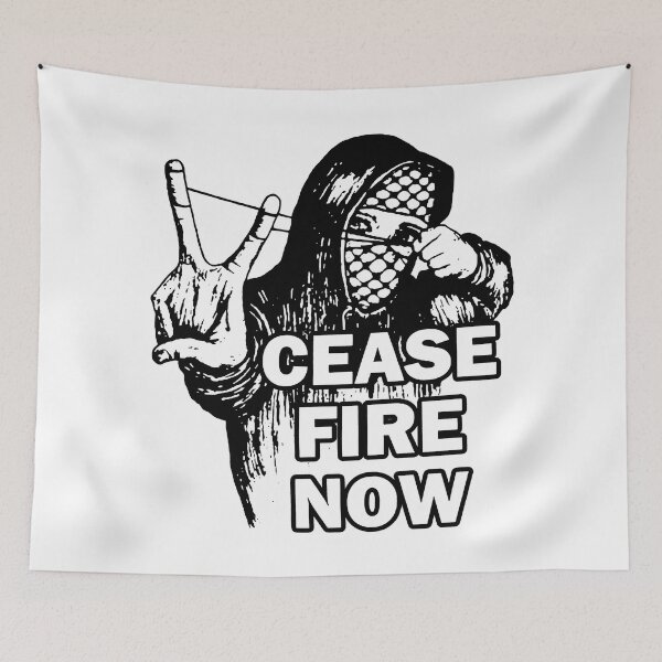Item preview, Cease Fire Now; Manga Style; designed and sold by StickerApe.