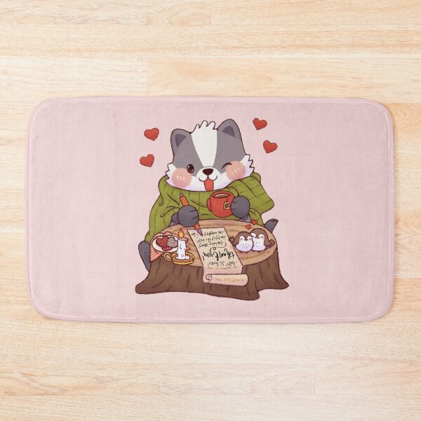 Item preview, Cute badger writting letter designed and sold by NasDoodleArt.