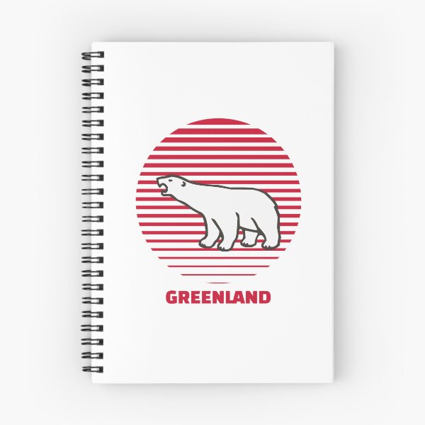 Item preview, Greenland Polar Bear In Red White Circle designed and sold by GraTEEtude.