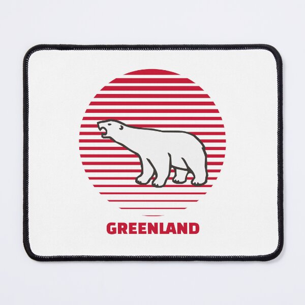 Item preview, Greenland Polar Bear In Red White Circle designed and sold by GraTEEtude.