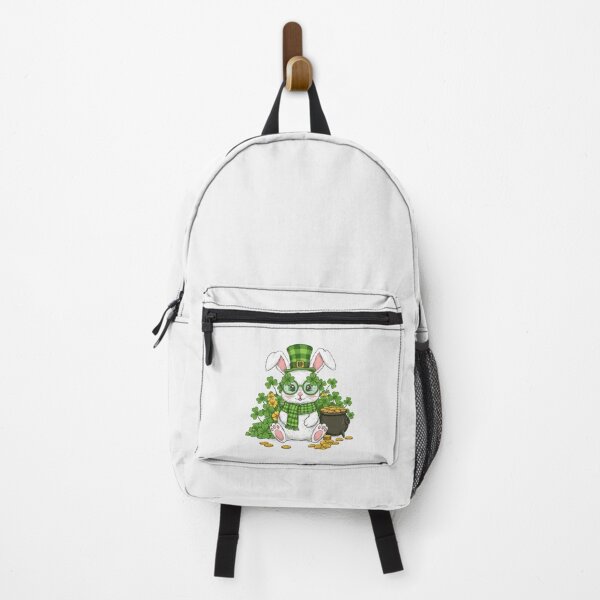 Item preview, St. Patrick_s Day Cute Bunny Rabbit with Shamrocks designed and sold by TalalosART.
