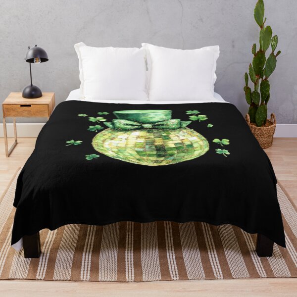 Item preview, St Patricks Day Disco Ball Lucky Clover Shamrock Irish Day 3 designed and sold by TalalosART.