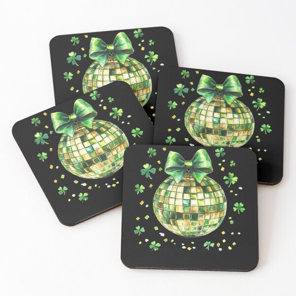 Item preview, St Patricks Day Disco Ball Lucky Clover Shamrock Irish Day designed and sold by TalalosART.