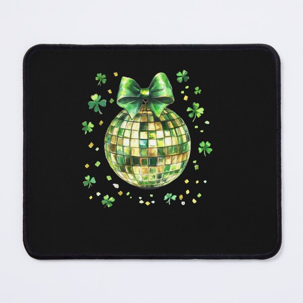 Item preview, St Patricks Day Disco Ball Lucky Clover Shamrock Irish Day designed and sold by TalalosART.