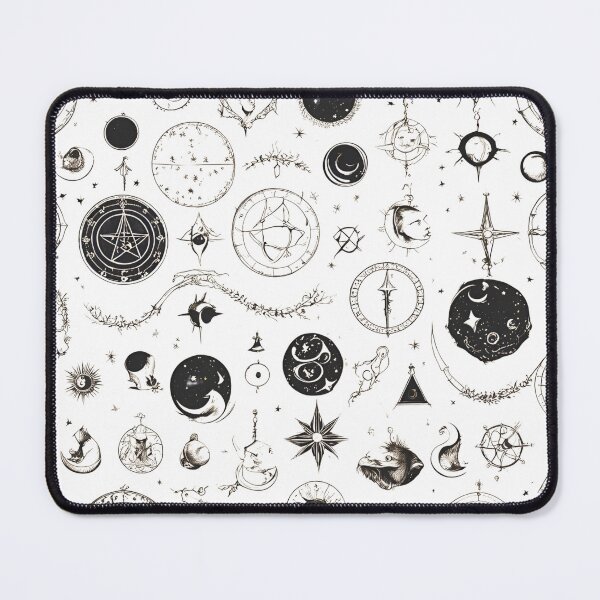 Item preview, Alchemical Symbols Seamless Medieval Pattern designed and sold by Traloch O'Laoi.