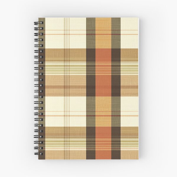 Item preview, Earth tone Madras pattern, brown plaid pattern, Tan plaid pattern designed and sold by FluffyGallery.