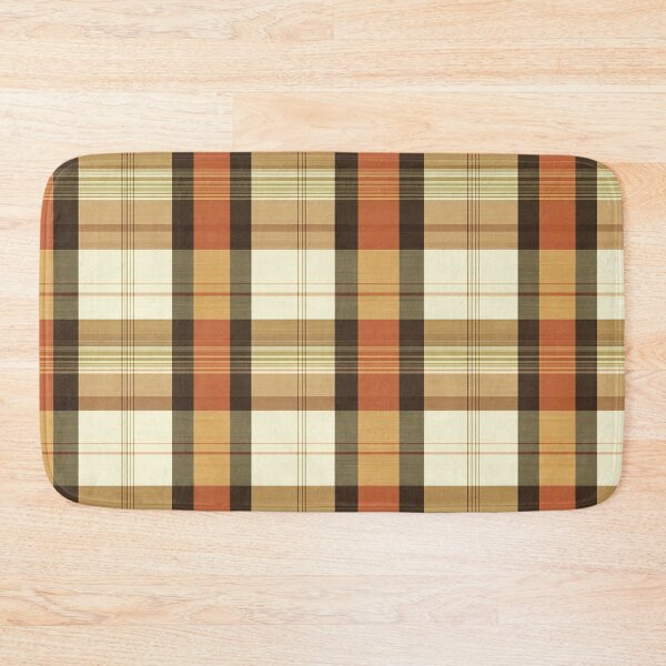 Item preview, Earth tone Madras pattern, brown plaid pattern, Tan plaid pattern designed and sold by FluffyGallery.