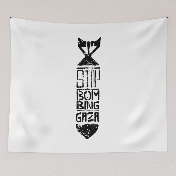 Item preview, Stop Bombing Gaza; Graffiti Style designed and sold by StickerApe.