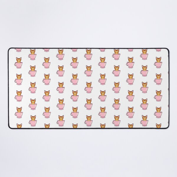 Item preview, Kawaii Abyssinian Cat In Pink Teacup designed and sold by kawaiilife.