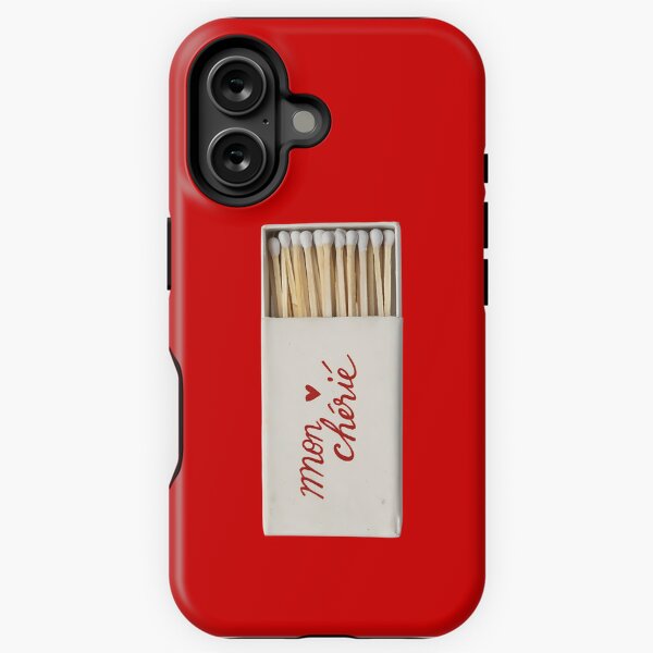 Artikel-Vorschau von „Mon Chérie Matchbox-Telefonhülle – minimalistische Ästhetik der französischen Romantik“, designt und verkauft von These-Things.