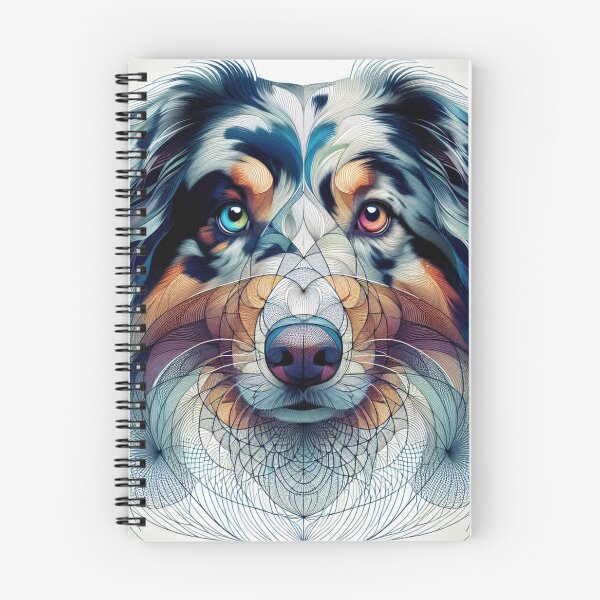 Item preview, Australian Shepherd Abstract Art  designed and sold by Wags & Tails.