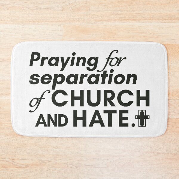 Item preview, Praying for Separation of Church and Hate designed and sold by MoePark.