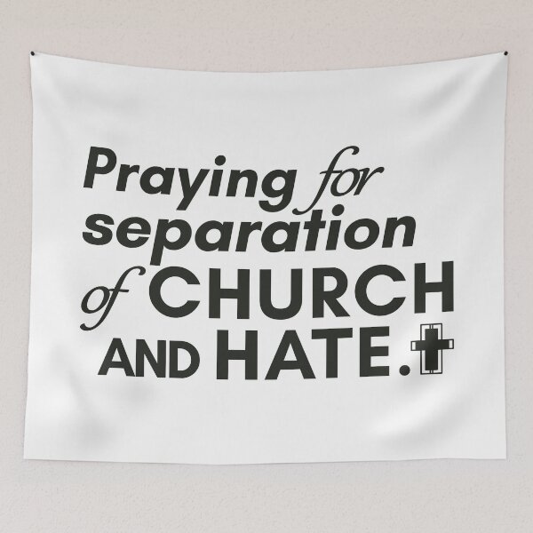 Item preview, Praying for Separation of Church and Hate designed and sold by MoePark.
