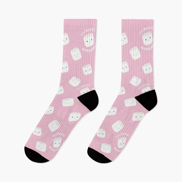 Item preview, [sic] Clinical MarshmEllow Socks - Pink designed and sold by clinicalmarshmallow.