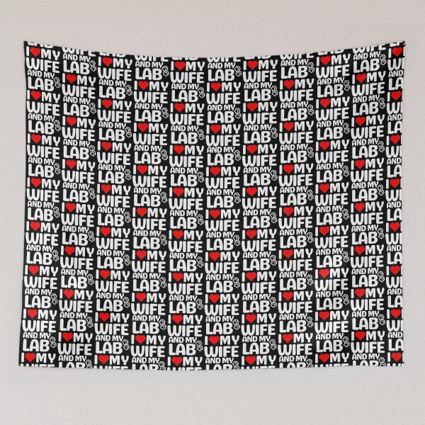 Item preview, I Love My Wife And My Lab designed and sold by TheAnimalZ00.