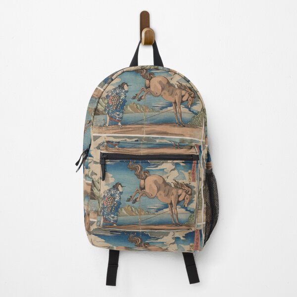 Vista previa del artículo con la obra «Zodíaco japonés, Caballo4 Utagawa Kuniyoshi», diseñado y vendido por LuckyZodiac.
