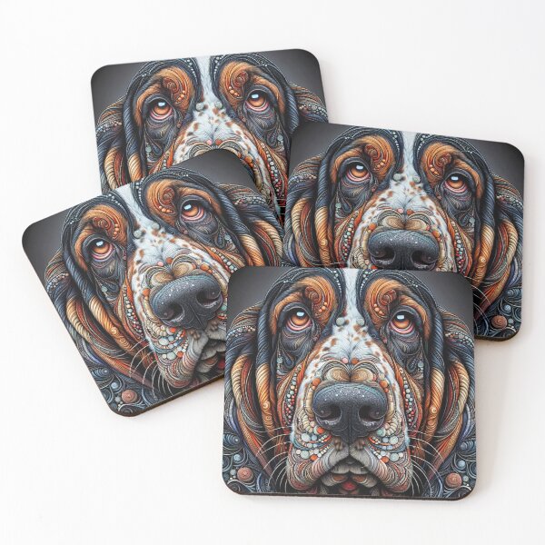 Item preview, Expressive Basset Hound  designed and sold by Wags & Tails.