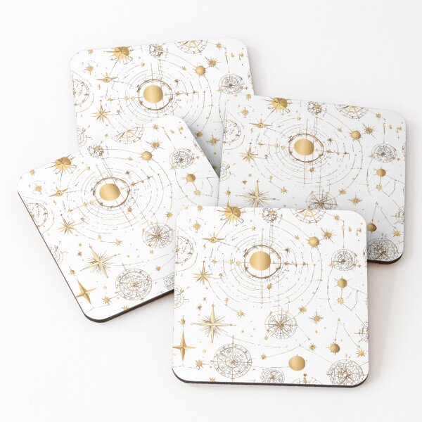 Item preview, Celestial Astrology Medieval Star Chart Pattern designed and sold by Traloch O'Laoi.